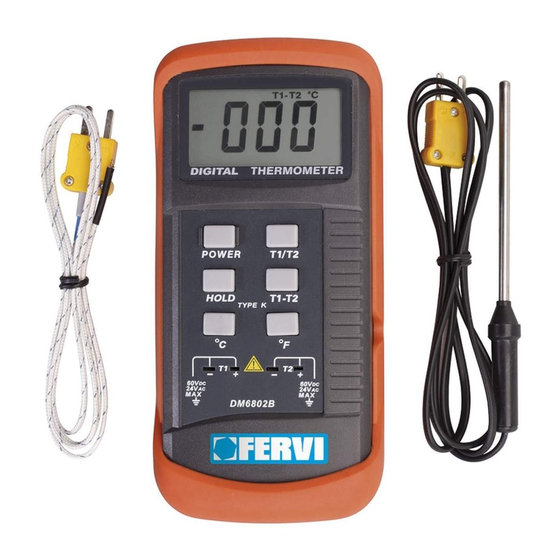Fervi T063 Operation And Maintenance Manual