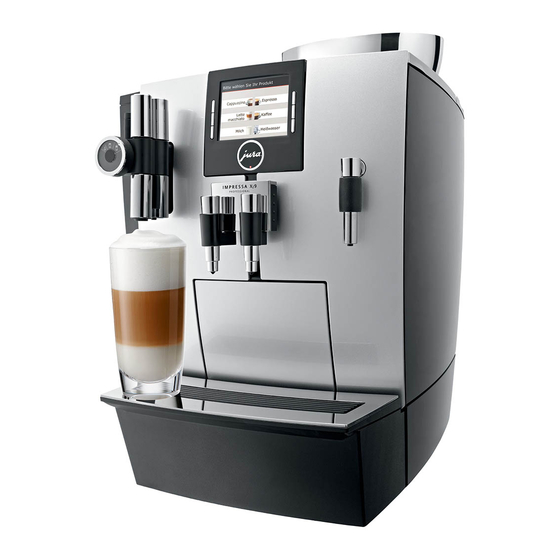 Jura IMPRESSA XJ9 OT TFT Professional Technical Information