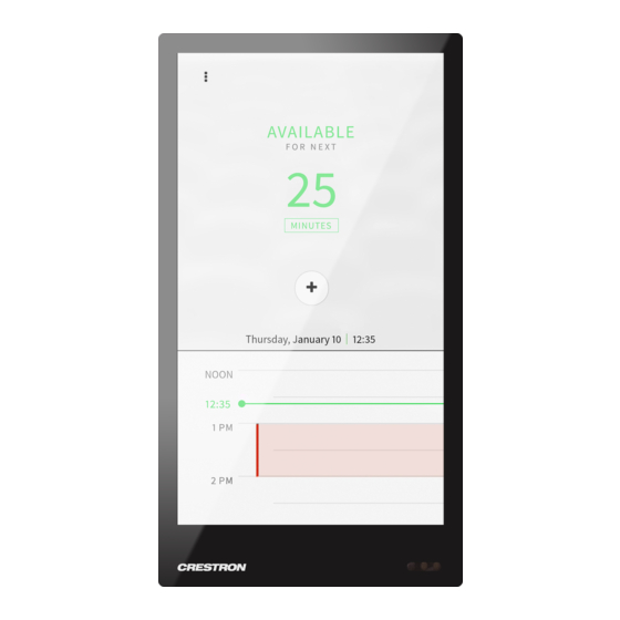 Crestron TSW-570P Quick Start Manual