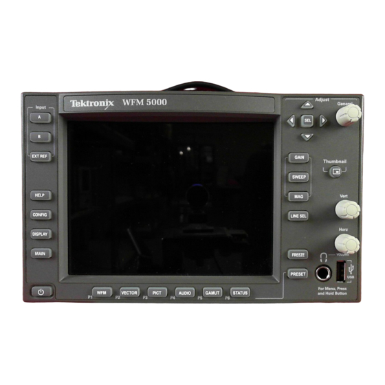 Tektronix WFM5000 Technical Reference