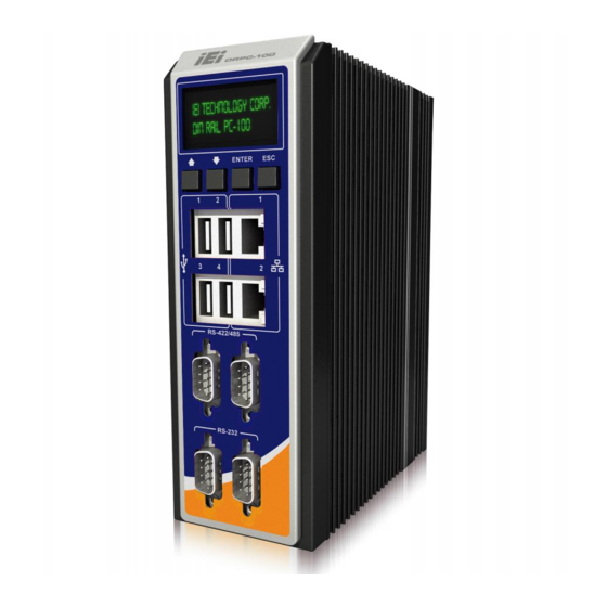 IEI Technology DRPC-100 User Manual