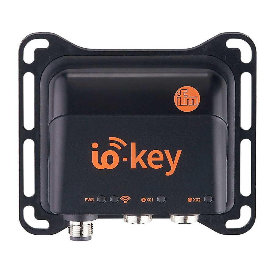 IFM io-key Operating Instructions Manual