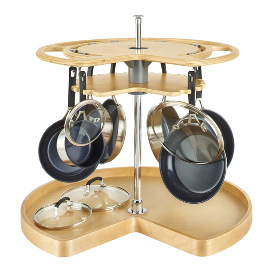 Rev-A-Shelf NOT-SO-LAZY SUSAN Installation Instructions Manual
