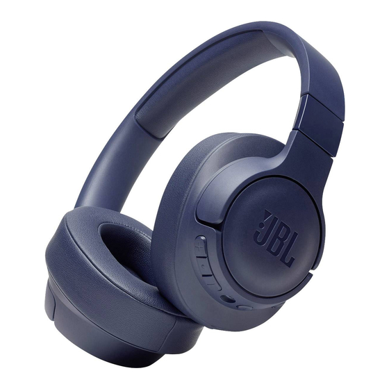 Harman JBL TUNE 750BT NC Quick Start Manual
