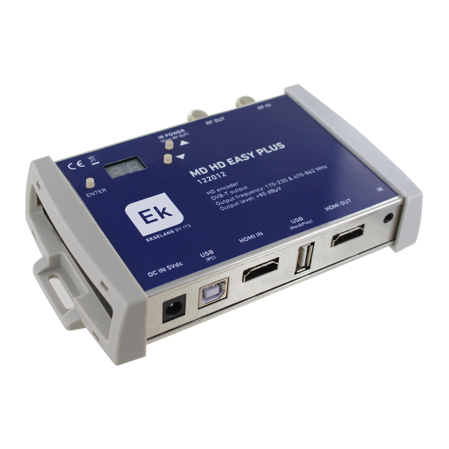 EK MD HD EASY PLUS User Manual