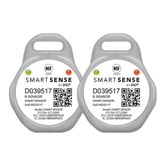 Digi SmartSense B Sensor Quick Start Manual