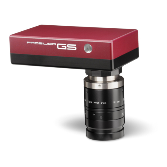 Allied Vision Technologies Prosilica GS Series Technical Manual