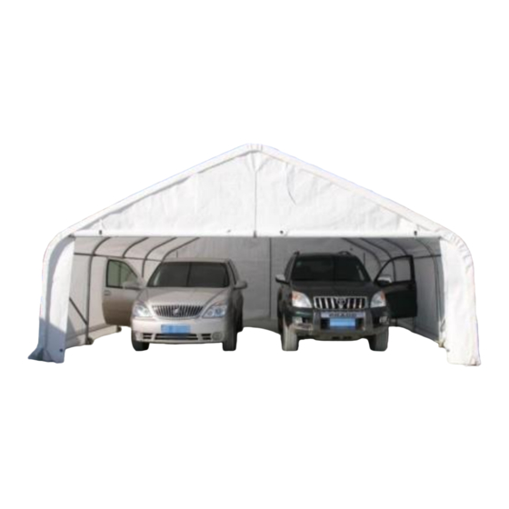 Storage Canopy Two Car Garage Shelter Assembly Manual