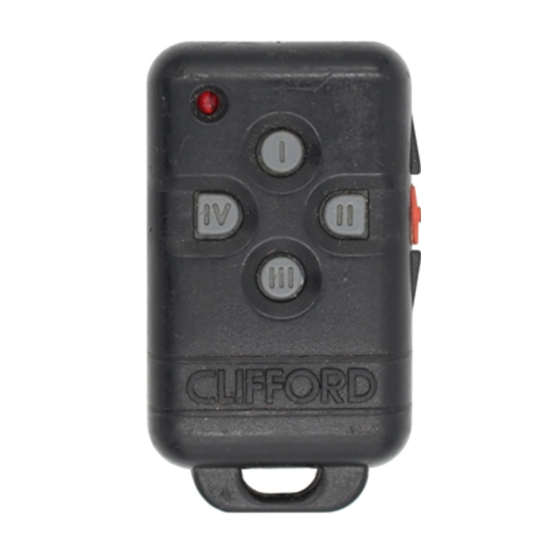 Clifford Tazor II Owner's Manual