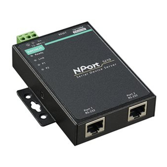 Moxa Technologies NPort 5230 Manuals