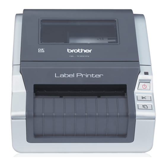Brother QL-1050N - P-Touch B/W Direct Thermal Printer Network User's Manual