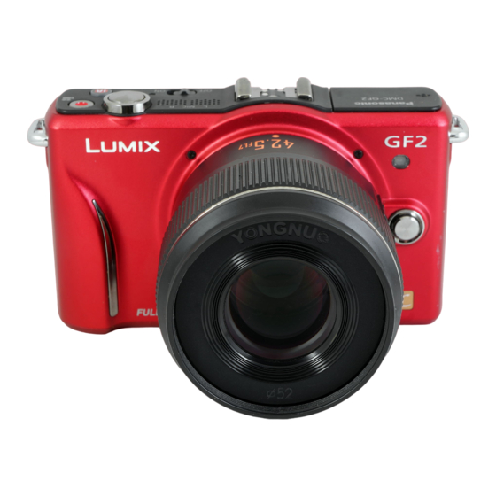 Panasonic Lumix DMC-GF2C Basic Operating Instructions Manual