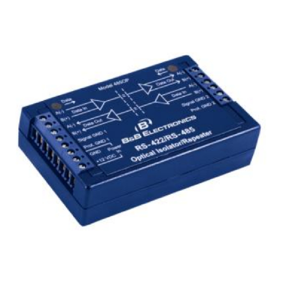 B&B Electronics 485OP Quick Start Manual