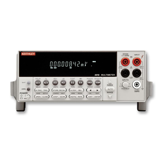 Keithley 2010 Service Manual