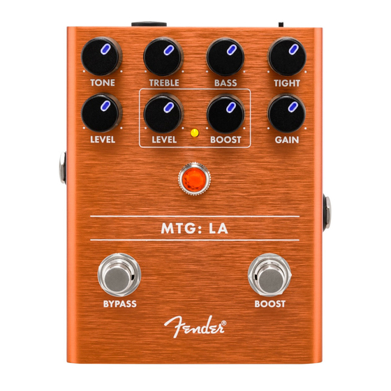 Fender MTG: LA Manual