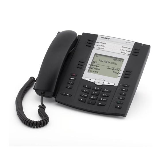Mitel 6735 Quick Reference Manual