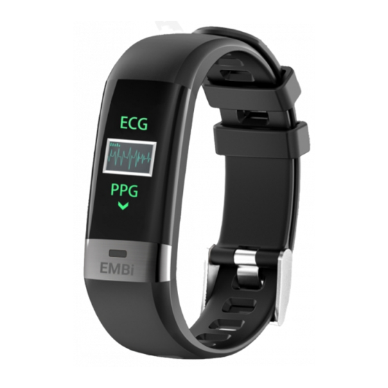 AUDAR EMBi Fitness Tracker Watch Manuals