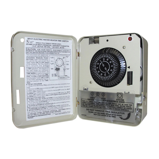 Intermatic WH21 User Manual