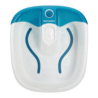 HoMedics bubble mate foot spa Instruction Manual