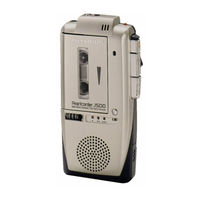 Olympus J500 - Pearlcorder Microcassette Dictaphone User Manual