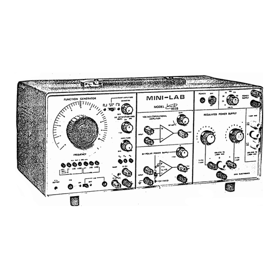 BWD minilab Manual