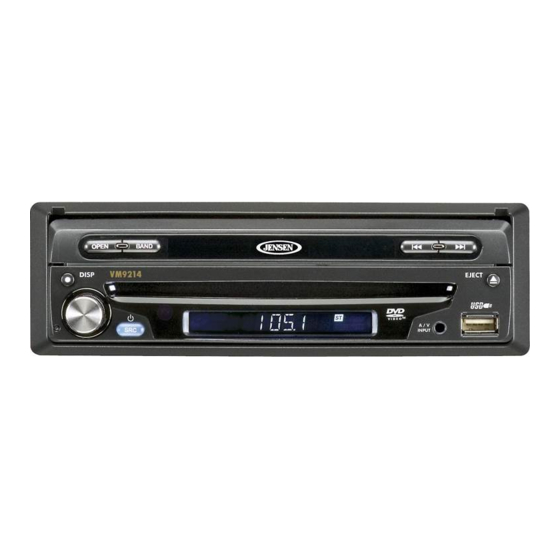Jensen VM9214 Installation Manual