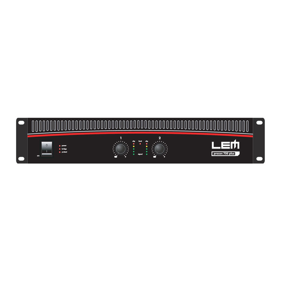 LEM PROCON 950 Service Manual