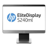 HP EliteDisplay S240ml Quickspecs