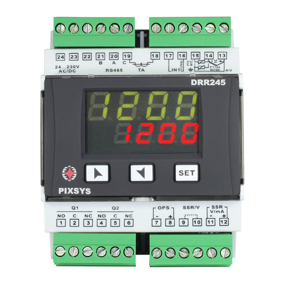 Pixsys DRR 245 User Manual