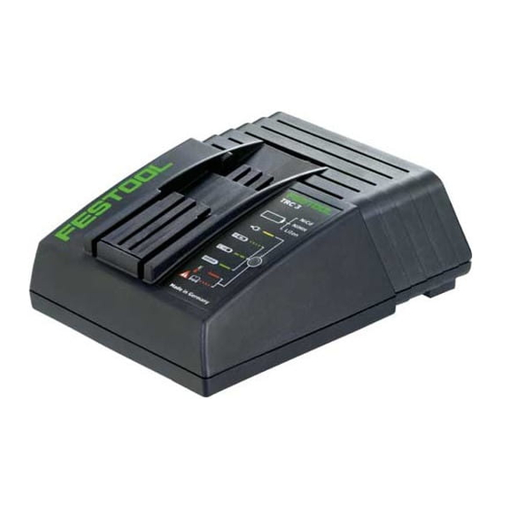 Festool TRC 3 Original Operating Manual And Spare Parts List