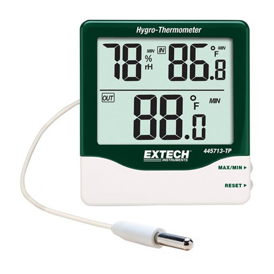 Extech Instruments 445713-TP User Manual