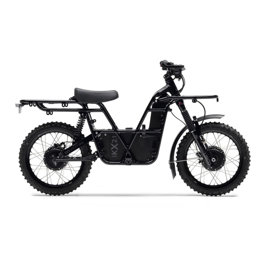 UBCO 2X2 ADVENTURE BIKE Manual