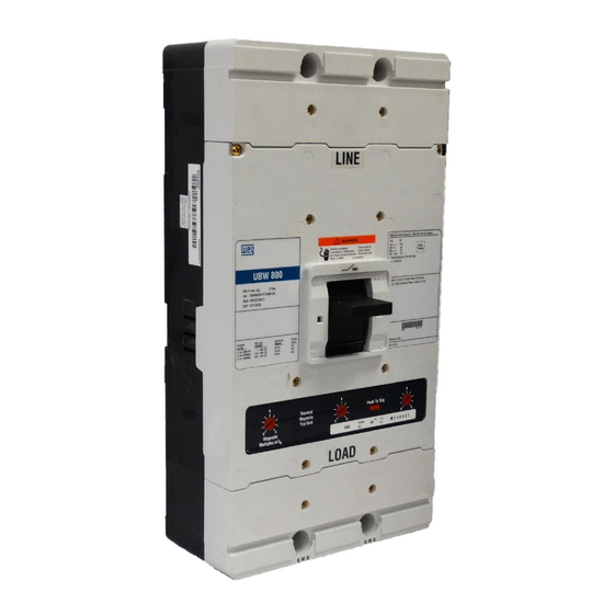 WEG UBW800S User Manual