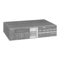Sony TA-AX410 - Power Amplifier Operating Instructions Manual