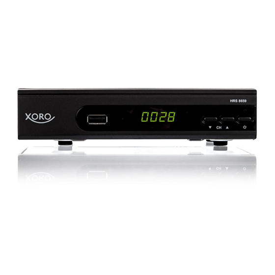 Xoro HRS 8660 User Manual