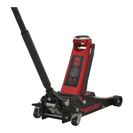 Sealey 2500LE.V3 Manual