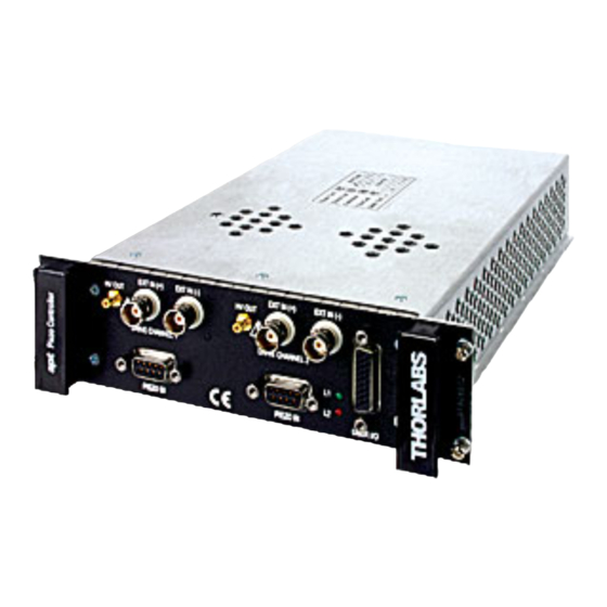 THORLABS MPZ601 Manual