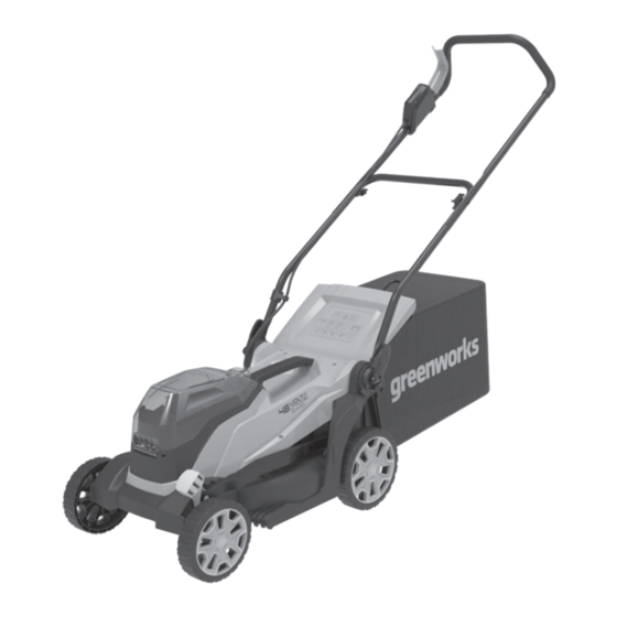 GreenWorks G24X2LM36K2X Operator's Manual