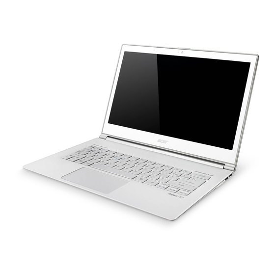 Acer Aspire S7-391 Ultrabook Laptop Manuals