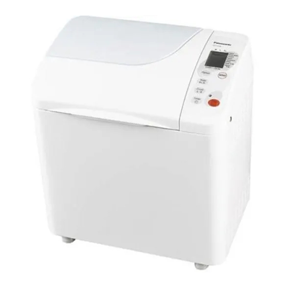 PANASONIC BREAD BAKERY SD253 OPERATING INSTRUCTIONS & RECIPES Pdf