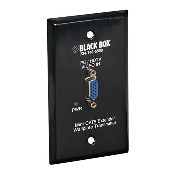 Black Box AC504A-WP User Manual