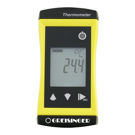 GREISINGER G 1700 Operating Manual