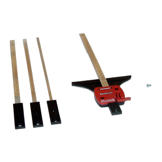 Milescraft SawGuide 1400 Quick Start Manual