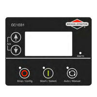 Briggs & Stratton GC1031 Operation Instructions Manual