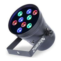 Beamz LED Par36 DMX 9x1W RGB Instruction Manual