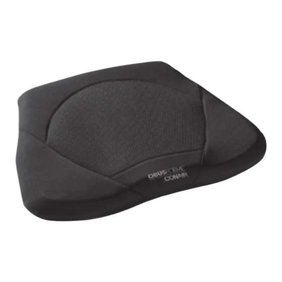 Conair Obus Forme Gel Seat GSE1 Use And Care
