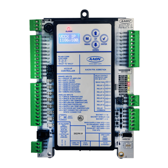 AAON VCCX-454 Technical Manual