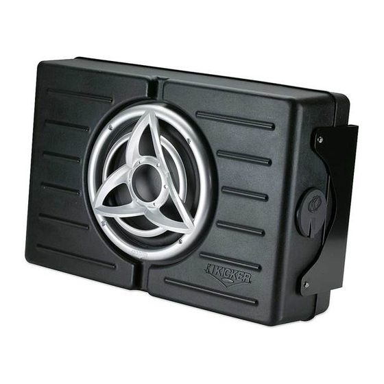 Kicker SKM10 Owner's Manual