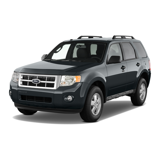Ford 2011 Escape Owner's Manual