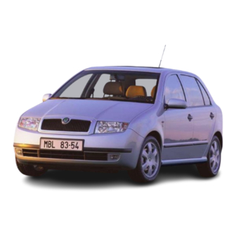 Skoda FABIA 2000 Workshop Manual